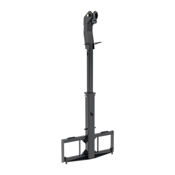 Extended view of the Belltec TH-100 Telescoping Universal Skid-steer Mount